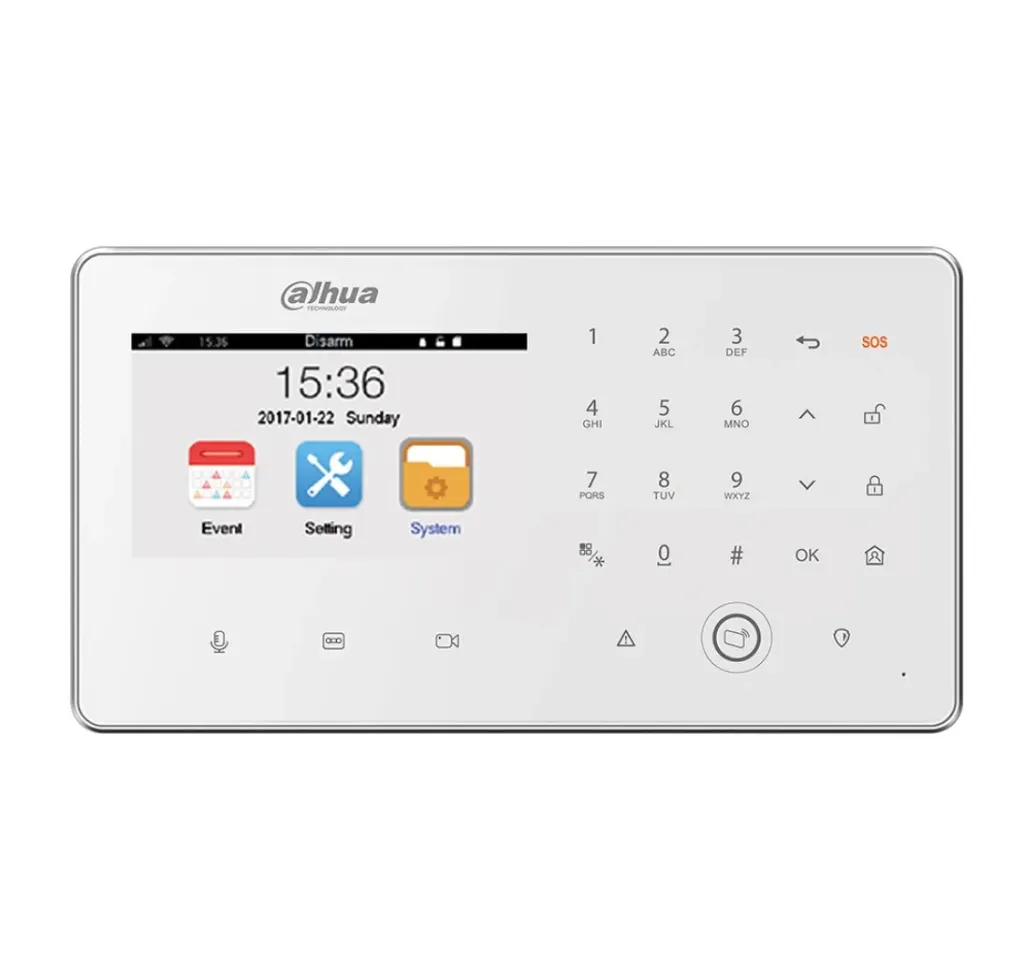 PANEL DE CONTROL VIDEO Y ALARMA DAHUA